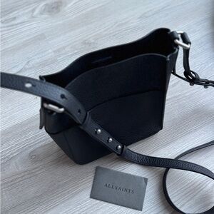 All Saints Black Crossbody Bag